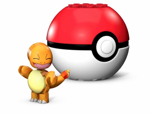 MEGA™ Pokemon™ Poke Ball Building Set - - Charmander Perspective: left