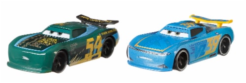 Disney Pixar Cars Herb Curbler Michael Rotor Toy Racers 2 pc
