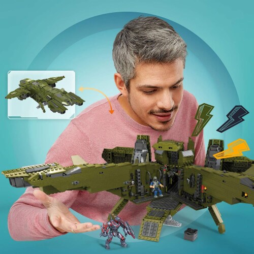 Mega Construx® HALO Infinite Pelican Inbound Building Block Toy, 2024
