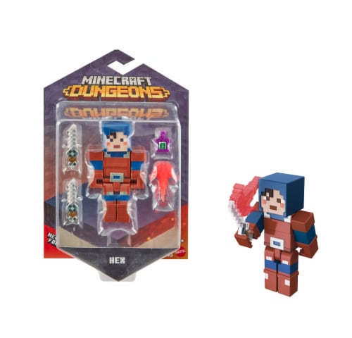 Minecraft Dungeons Hex 4 Inch Action Figure Perspective: left