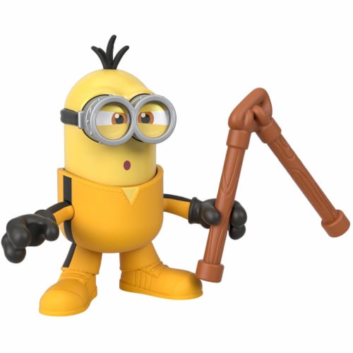 Fisher Price Despicable Me Minions Rise Of Gru Imaginext Kevin With Nunchucks Mini Figure 1 Kroger