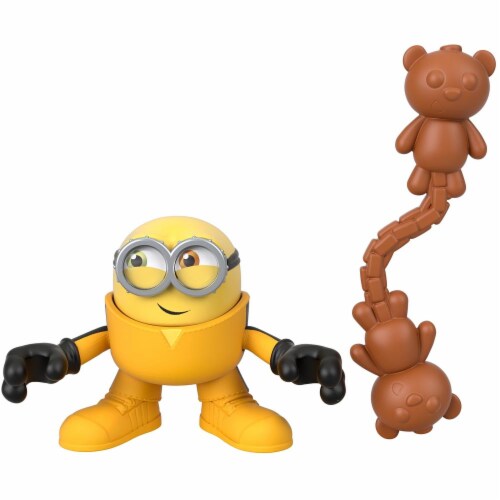 Fisher Price Despicable Me Minions: Rise of Gru Imaginext Bob with Nunchucks Mini Figure Perspective: left