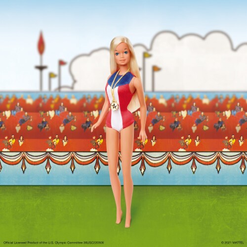 Mattel Barbie® Gold Medal Barbie Doll Perspective: left