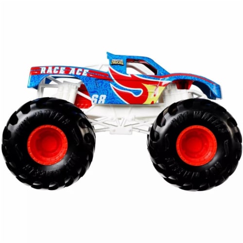 Mattel Hot Wheels® Monster Trucks Race Ace Vehicle Perspective: left