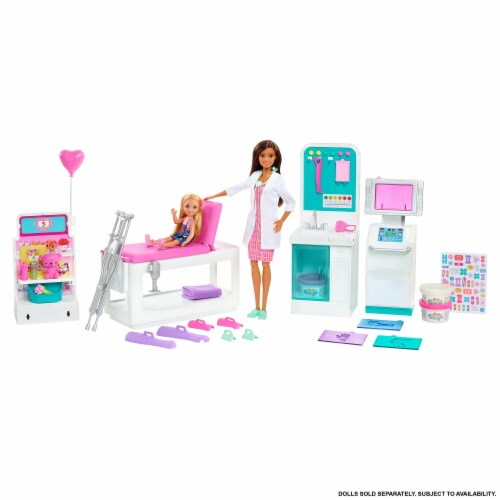 Mattel Barbie® Fast Cast Clinic Medical Playset Perspective: left