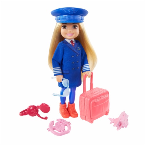 Barbie® Chelsea™ Career Doll Flight Attendant Doll Perspective: left