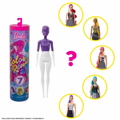 Barbie Color Reveal Baby Dolls With 5 Surprises, Sand & Sun Series, 1 count  - Fry's Food Stores