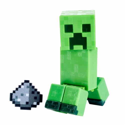 Mattel Minecraft Creeper Figure Perspective: left
