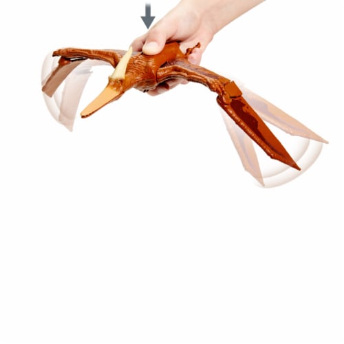 Mattel Jurassic World Sound Strike™ Pteranodon Action Figure Perspective: left