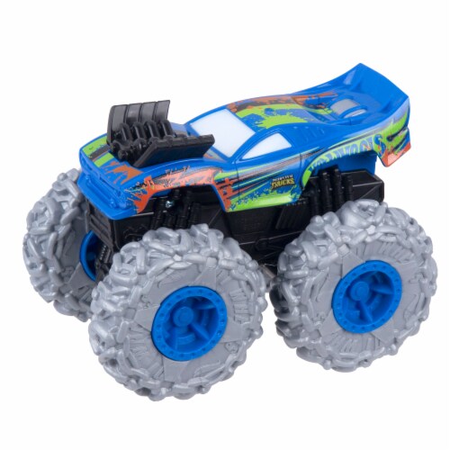 Mattel Hot Wheels Monster Trucks Twisted Tredz™ Rodger Dodger™ Truck Perspective: left