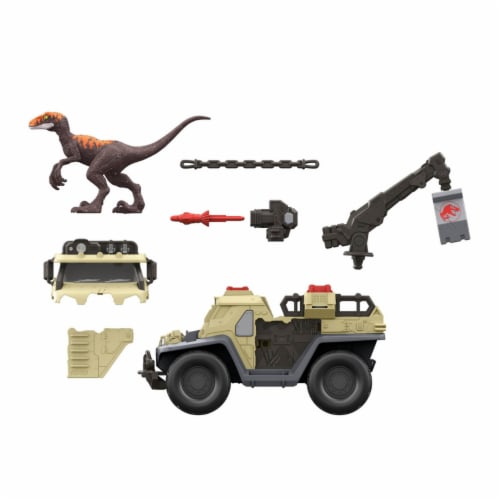 Mattel Jurassic World Capture N Crush Truck™ Vehicle Perspective: left