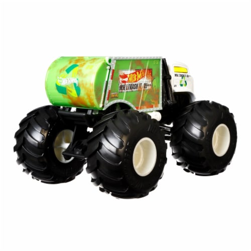 Mattel Hot Wheels Monster Trucks Garbage Truck Vehicle, 1 ct - Kroger