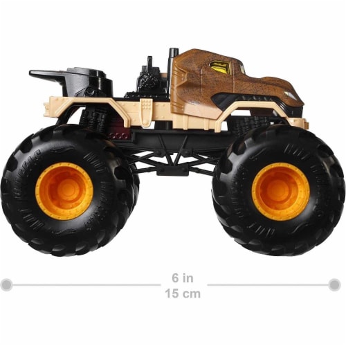 Mattel Hot Wheels® Monster Trucks Jurassic World Tyrannosaurus Rex Vehicle Perspective: left