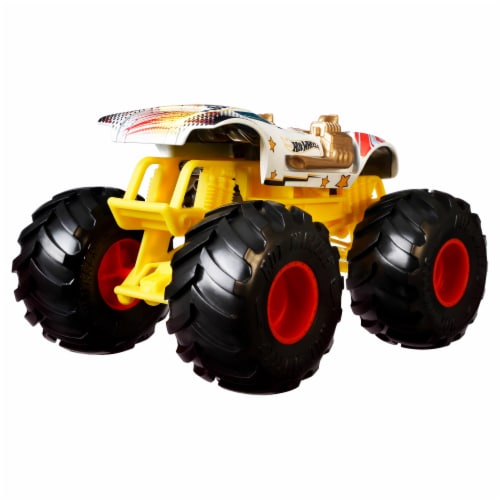 Mattel Hot Wheels Monster Trucks Twin Mill Vehicle Perspective: left