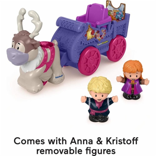 Fisher Price Little People Disney Frozen Anna and Kristoff Wagon