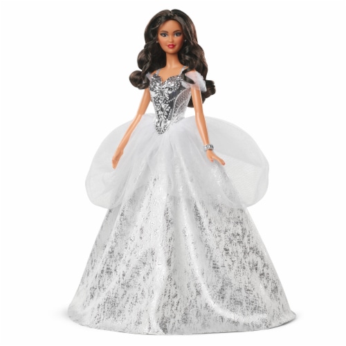 Mattel 2021 Holiday Barbie® Doll Perspective: left