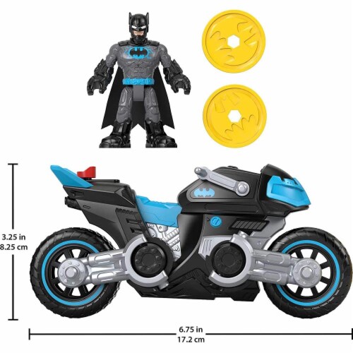 Fisher Price Imaginext DC Super Friends Bat Tech Batcycle Push