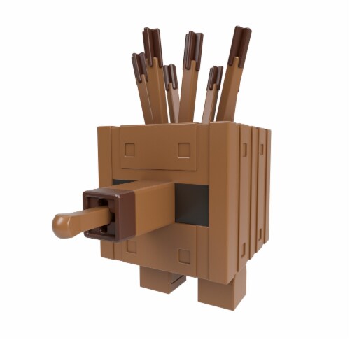 Mattel Minecraft Legends Wood Golem Figure Perspective: left