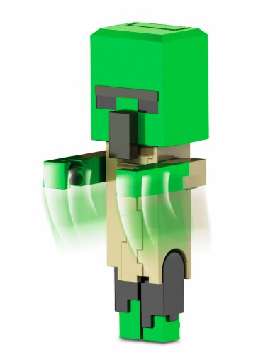 Mattel Minecraft Legends Badger Zombie Figure Perspective: left