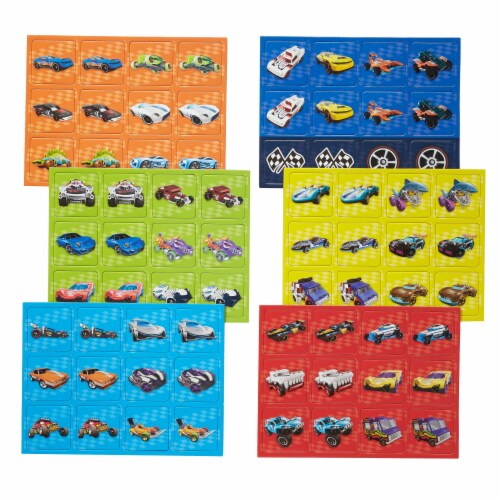 Mattel Hot Wheels® Preschool Make-a-Match Matching Game Perspective: left