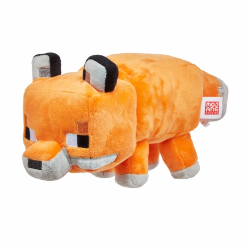 Mattel Minecraft Fox Plush Figure Perspective: left