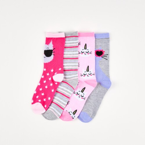 Dip® Kids Girl Casual Crew Socks Perspective: left