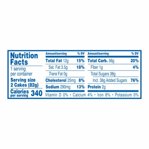 HOSTESS Coffee Cakes Single Serve Perspective: left