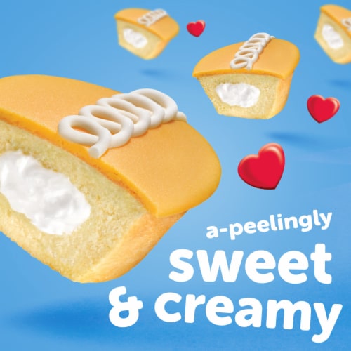 Hostess® Orange Flavored Single-Serve Cupcakes Perspective: left
