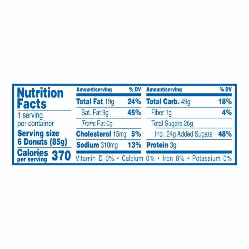 HOSTESS Powdered Sugar DONETTES Single Serve Perspective: left