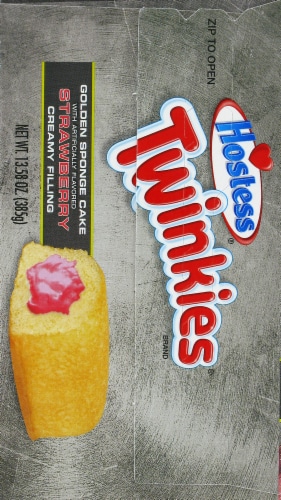 Hostess Strawberry Twinkies Perspective: left