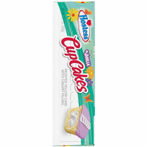 Hostess® Limited Edition Spring Vanilla CupCakes Perspective: left