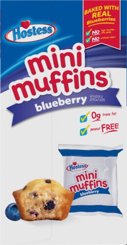 Hostess Blueberry Mini Muffins 20 Count Perspective: left