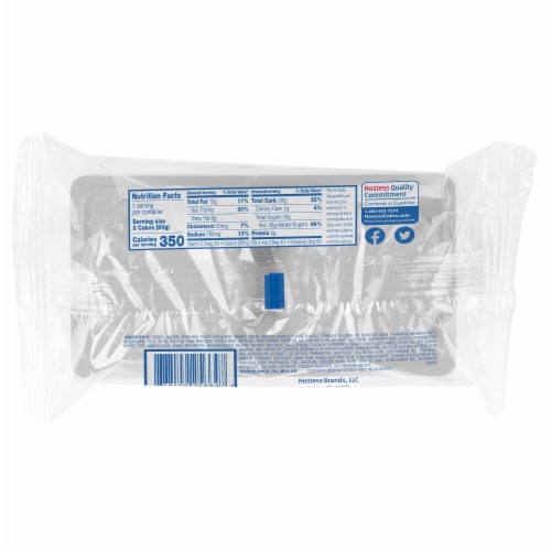 HOSTESS Strawberry CupCakes, Frosted Cake with Creamy Filling Perspective: left