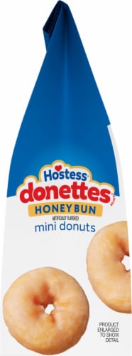 Hostess® Donettes® Honey Bun Glazed Mini Donuts Perspective: left