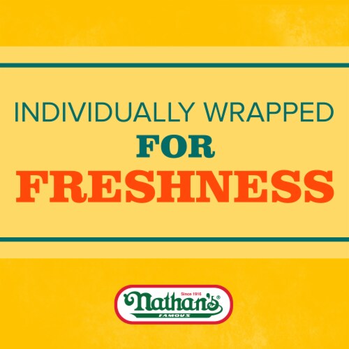 Nathan's Famous Coney Island Beef Pretzel Dogs Perspective: left