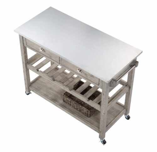 Montana Kitchen Island Perspective: left