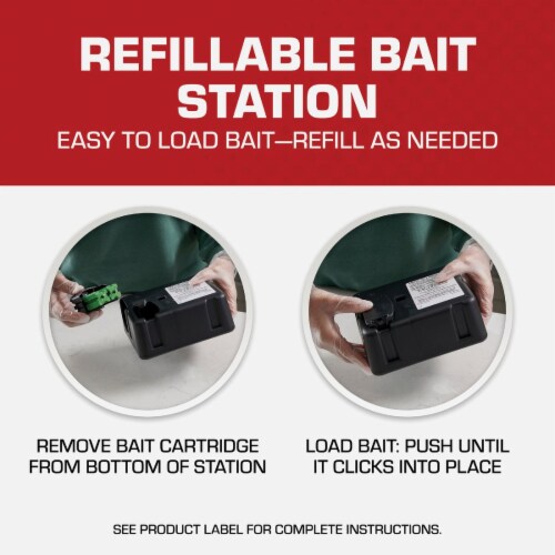 Tomcat refillable bait station rat mouse killer 15 refill 0370910