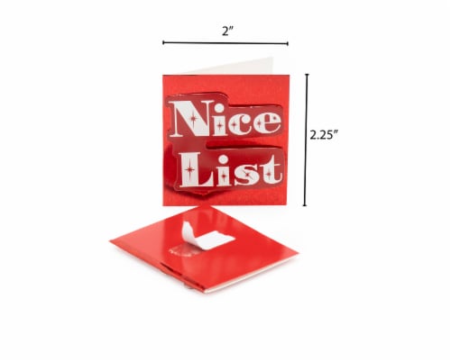 Holiday Home Nice List Gift Tag 12-Tag Multi Pack Perspective: left