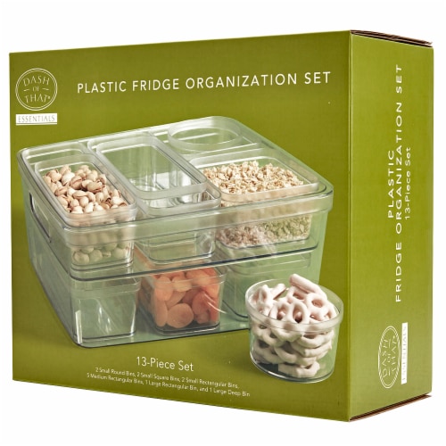 Tabletops Unlimited® DOT Essentials Fridge Organization Set Perspective: left