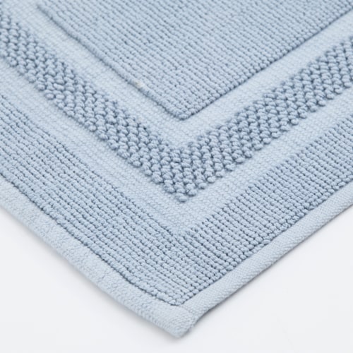 HD Designs Antimicrobial Bath Rug - Blue Perspective: left