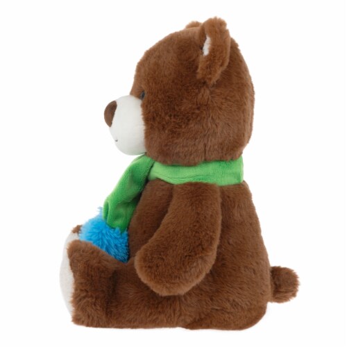 Holiday Home Bear Plush - Brown Perspective: left