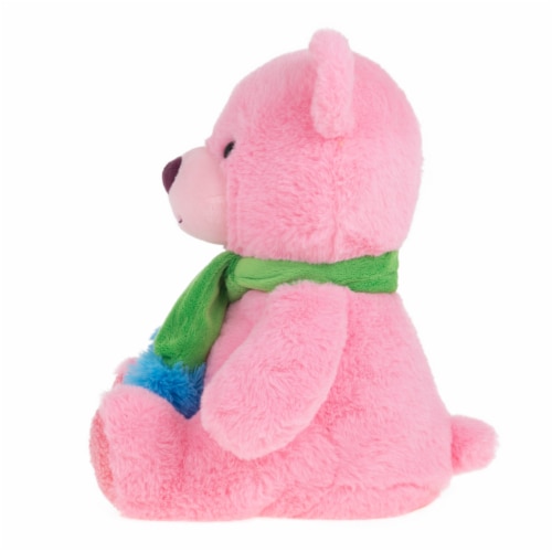 Holiday Home Bear Plush - Pink Perspective: left