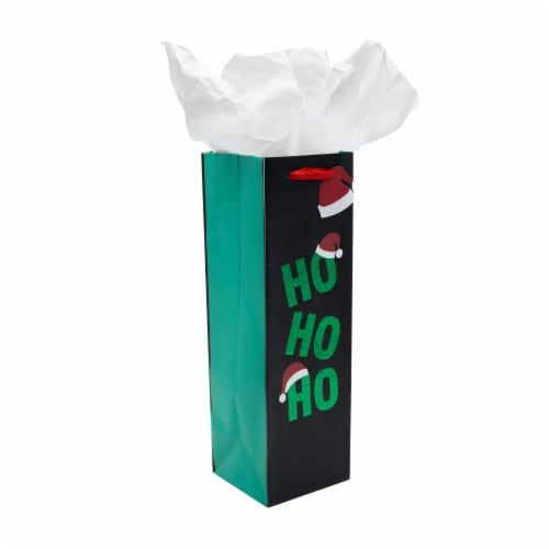 Holiday Home Ho Ho Ho Wine Bag Perspective: left