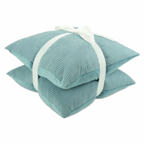 HD Designs 2 Pack Textured Woven Decor Pillow - Light Blue Perspective: left