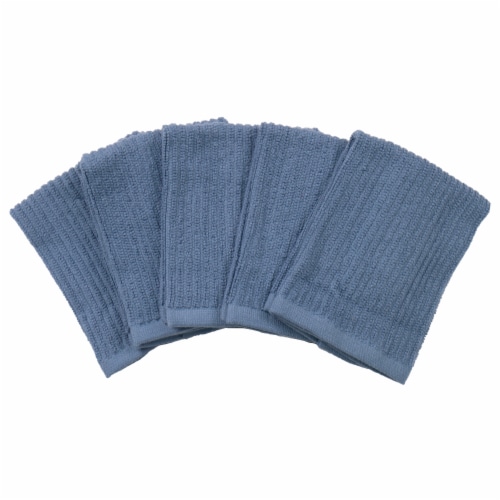 Everyday Living® Bar Cloths - Blue Perspective: left