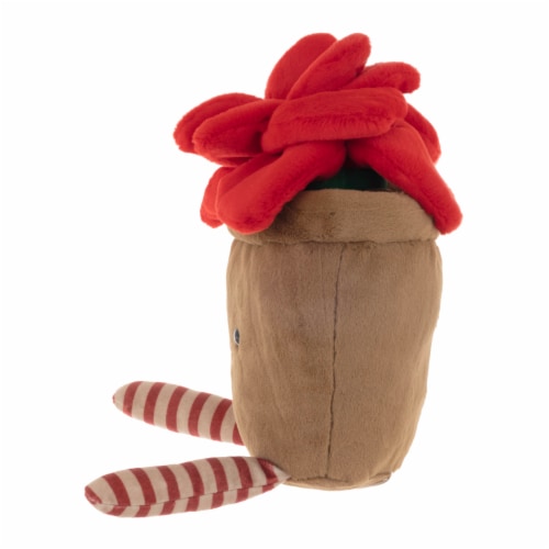 Holiday Home Poinsetta Character Plush Perspective: left