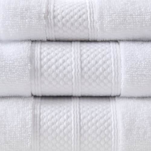 Modavari Turkish Bath Towel - White Perspective: left