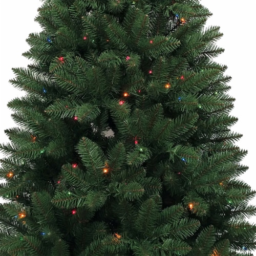 Holiday Home 7' Decor Beaufort Fir Tree Christmas Decor - Multi Lights Perspective: left