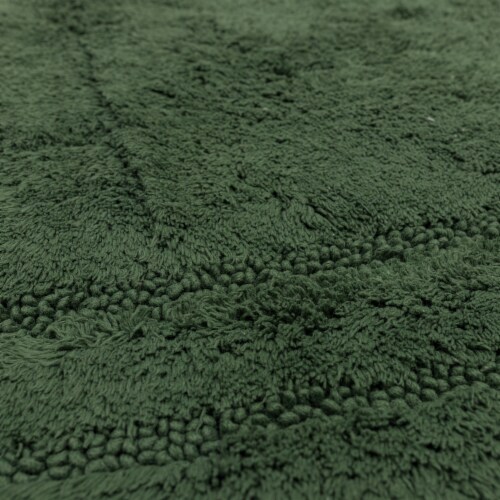 Mohawk Home Modavari Turkish Countour Bath Rug - DUCK GREEN Perspective: left