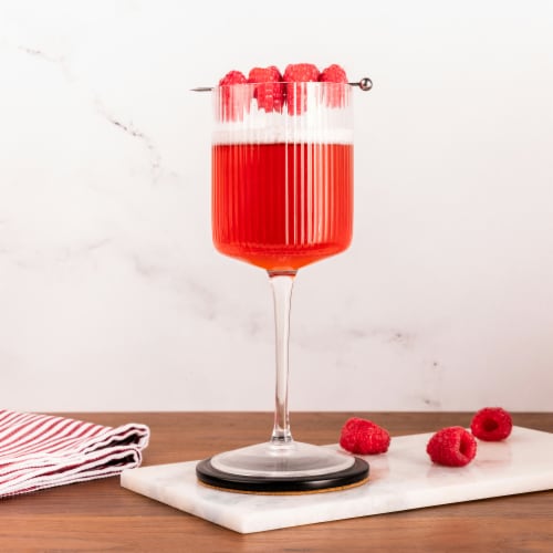 SDS for HD Designs Ribbed Wine Glass Perspective: left